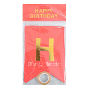 happy birthday paper banner